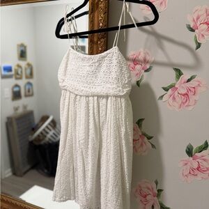 Boohoo White Mini Dress